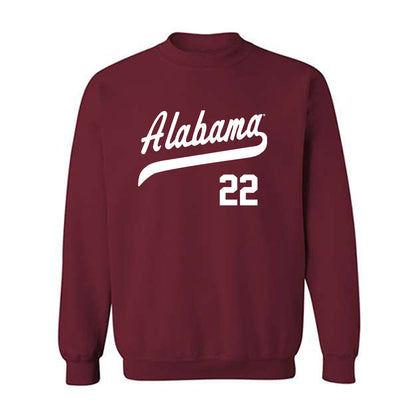 Alabama - NCAA Baseball : Braylon Myers - Classic Shersey Crewneck Sweatshirt-0