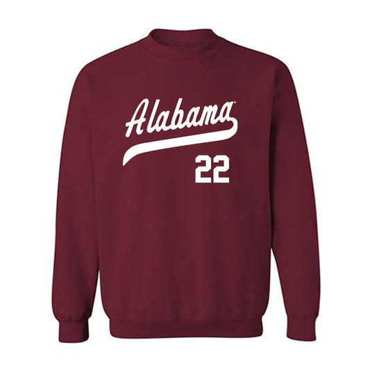 Alabama - NCAA Baseball : Braylon Myers - Classic Shersey Crewneck Sweatshirt-0