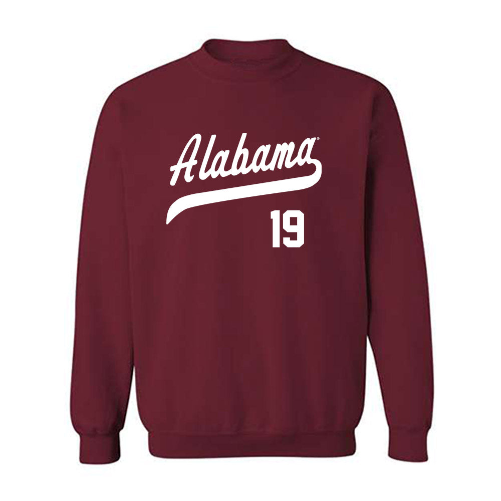 Alabama - NCAA Baseball : Aeden Finateri - Classic Shersey Crewneck Sweatshirt-0