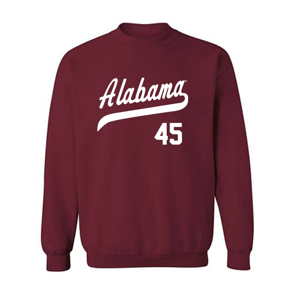 Alabama - NCAA Baseball : Jackson Hunter - Classic Shersey Crewneck Sweatshirt-0