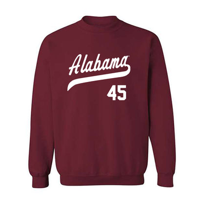 Alabama - NCAA Baseball : Jackson Hunter - Classic Shersey Crewneck Sweatshirt-0