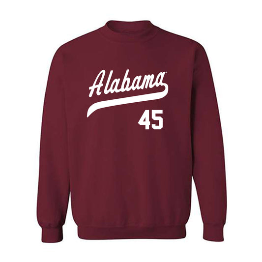 Alabama - NCAA Baseball : Jackson Hunter - Classic Shersey Crewneck Sweatshirt-0