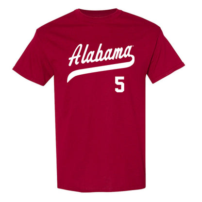 Alabama - NCAA Baseball : Richard Bonomolo Jr. - Classic Shersey T-Shirt-0