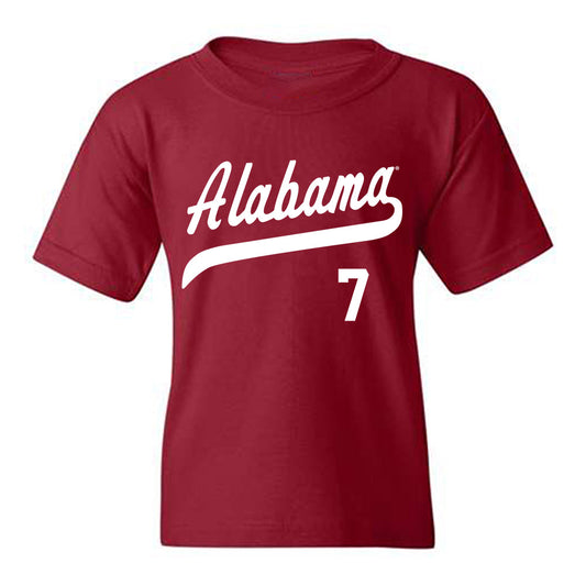Alabama - NCAA Baseball : Matthew Heiberger - Classic Shersey Youth T-Shirt-0