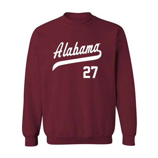 Alabama - NCAA Baseball : Garrett Staton - Classic Shersey Crewneck Sweatshirt-0