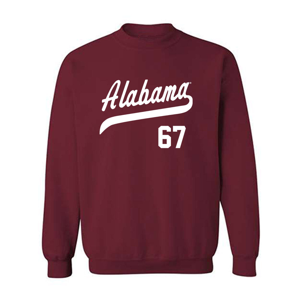 Alabama - NCAA Baseball : Egan Lowery - Classic Shersey Crewneck Sweatshirt-0