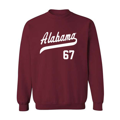 Alabama - NCAA Baseball : Egan Lowery - Classic Shersey Crewneck Sweatshirt-0