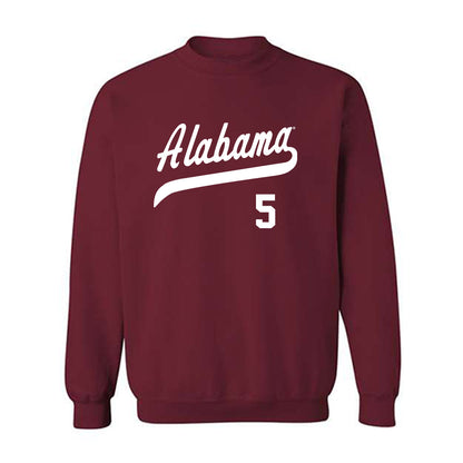Alabama - NCAA Baseball : Richie Bonomolo Jr. - Classic Shersey Crewneck Sweatshirt-0