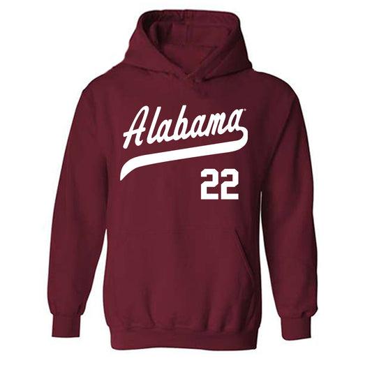 Alabama - NCAA Baseball : Braylon Myers - Classic Shersey Hooded Sweatshirt-0