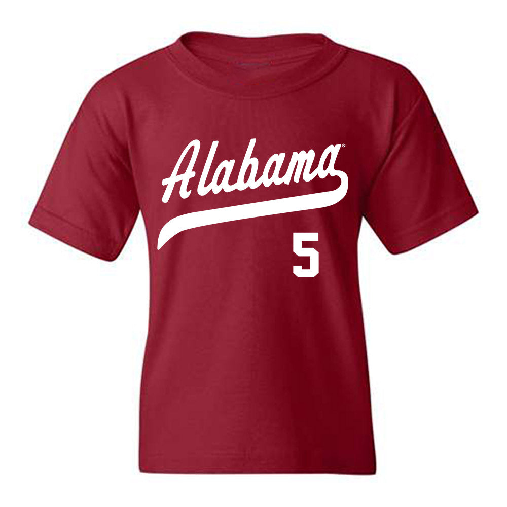 Alabama - NCAA Baseball : Richard Bonomolo Jr. - Classic Shersey Youth T-Shirt-0