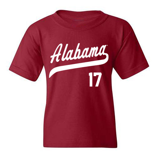 Alabama - NCAA Baseball : Will Plattner - Classic Shersey Youth T-Shirt-0