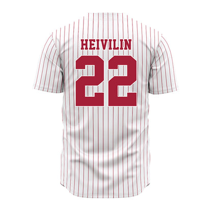 Alabama - NCAA Softball : Kali Heivilin - Pinstripe Jersey