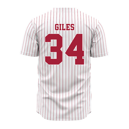 Alabama - NCAA Softball : Marlie Giles - Pinstripe Jersey