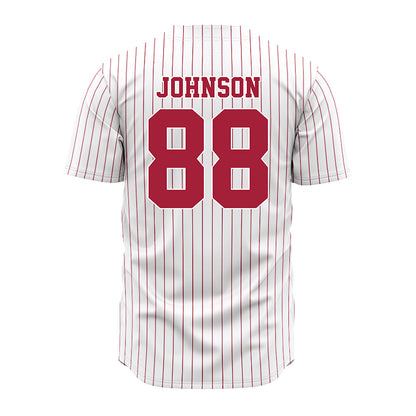 Alabama - NCAA Softball : Jenna Johnson - Pinstripe Jersey