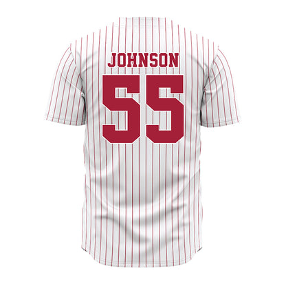 Alabama - NCAA Softball : Alea Johnson - Pinstripe Jersey