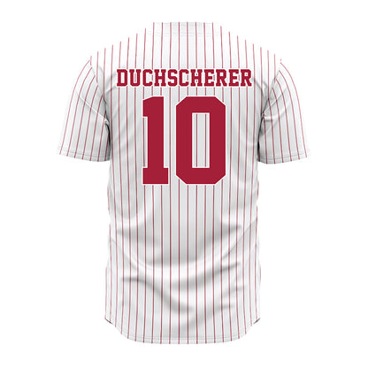 Alabama - NCAA Softball : Abby Duchscherer - Pinstripe Jersey