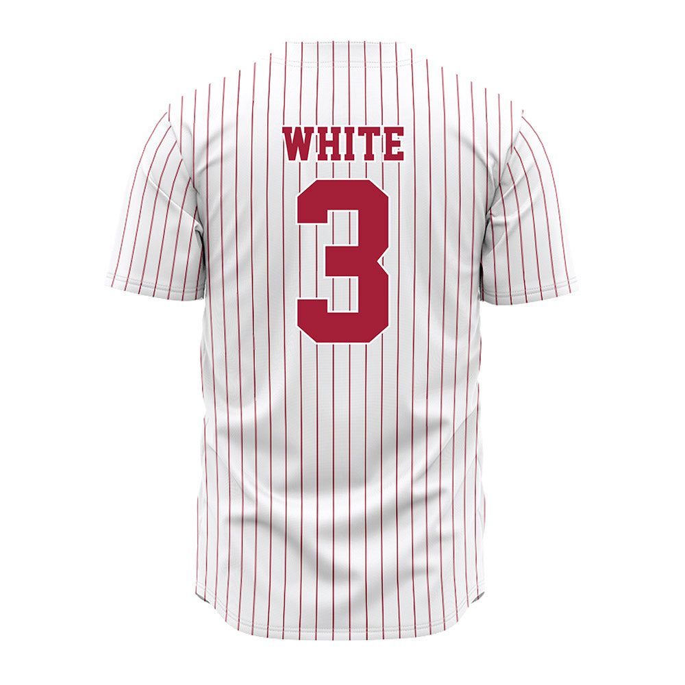 Alabama - NCAA Softball : Kristen White - Pinstripe Jersey