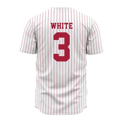 Alabama - NCAA Softball : Kristen White - Pinstripe Jersey