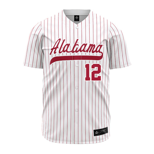 Alabama - NCAA Softball : Emma Broadfoot - Pinstripe Jersey