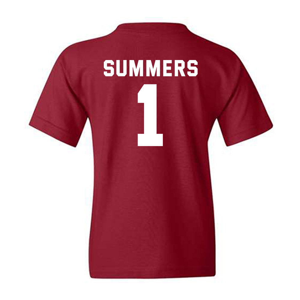 Alabama - NCAA Men's Basketball : Holly Summers - Youth T-Shirt-1