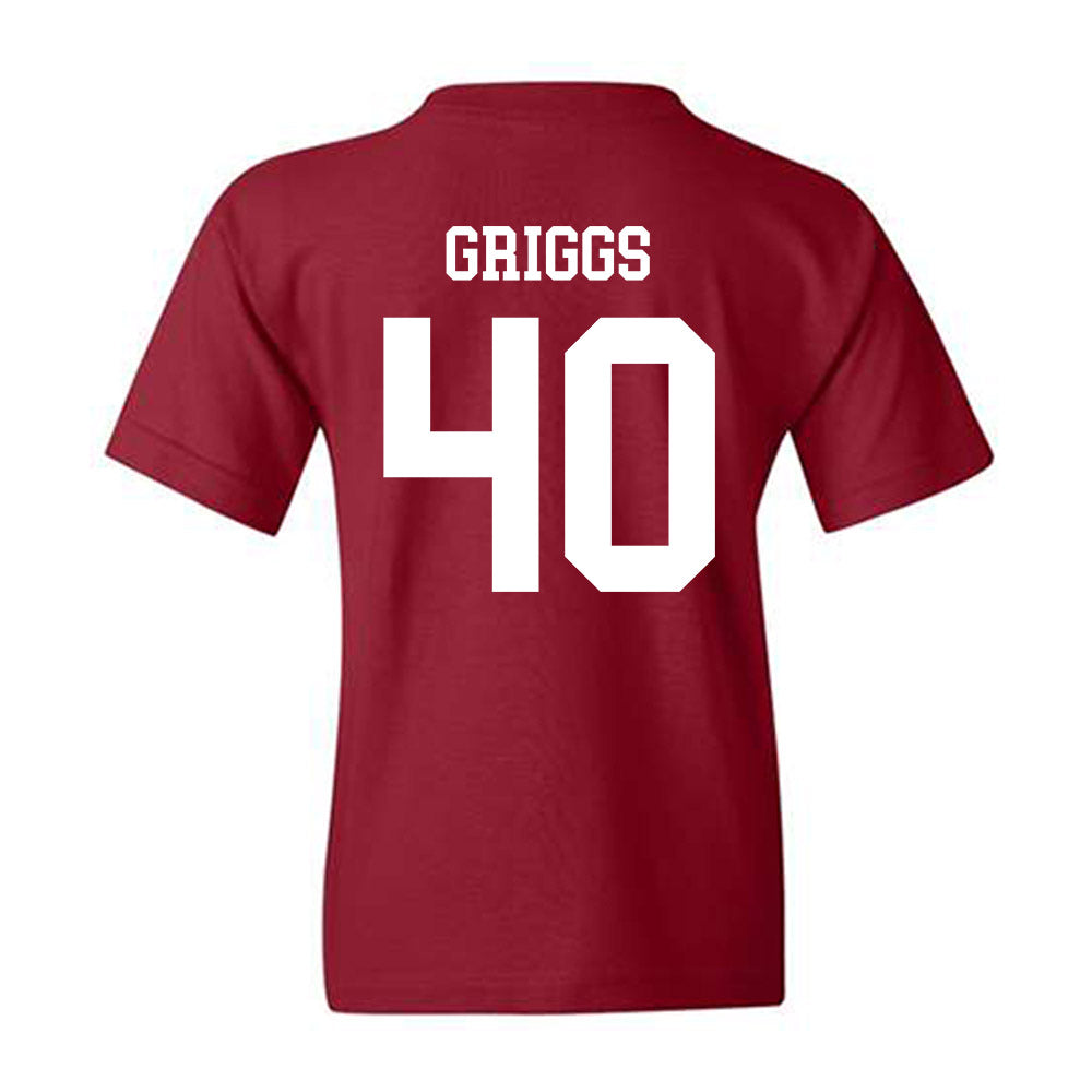 Alabama - NCAA Baseball : Sean Griggs - Classic Youth T-Shirt-2