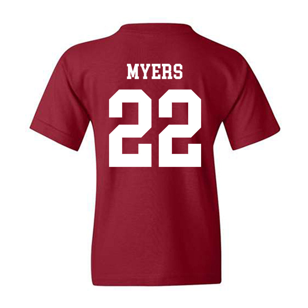 Alabama - NCAA Baseball : Braylon Myers - Classic Youth T-Shirt-2