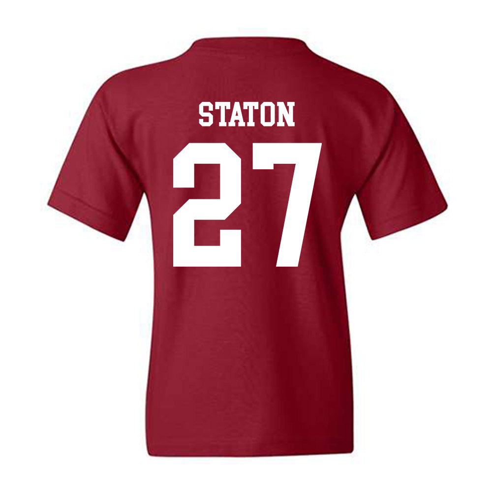 Alabama - NCAA Baseball : Garrett Staton - Classic Youth T-Shirt-3