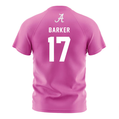 Alabama - NCAA Women's Soccer : Alexa Barker - Pink Soccer Jersey-1