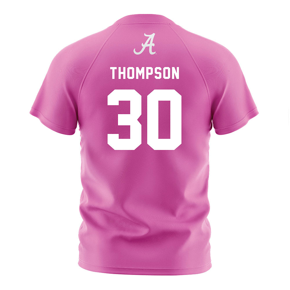 Alabama - NCAA Women's Soccer : Paige Thompson - Pink Soccer Jersey-1