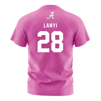 Alabama - NCAA Women's Soccer : Ellie Lanyi - Pink Soccer Jersey-1