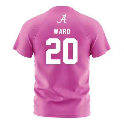 Alabama - NCAA Women's Soccer : Reece Ward - Pink Soccer Jersey-1