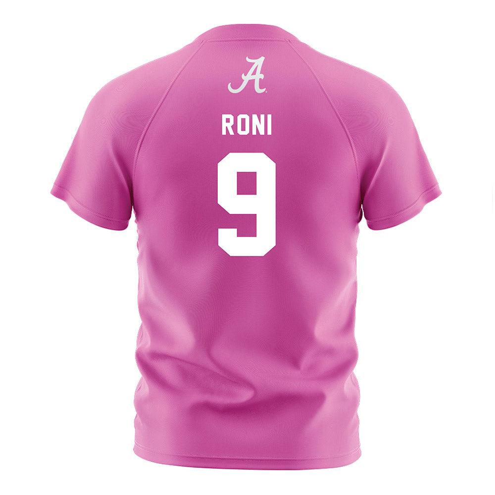 Alabama - NCAA Women's Soccer : Ashley Roni - Pink Soccer Jersey-1