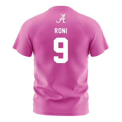 Alabama - NCAA Women's Soccer : Ashley Roni - Pink Soccer Jersey-1