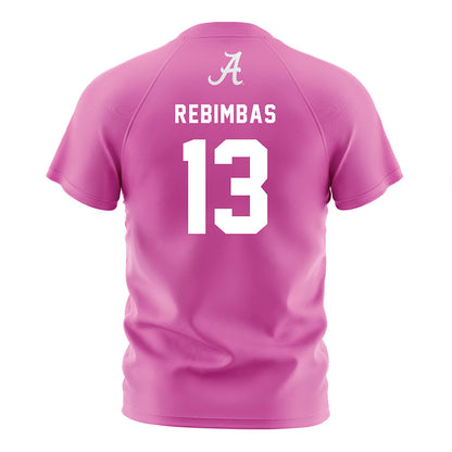 Alabama - NCAA Women's Soccer : Melina Rebimbas - Pink Soccer Jersey-1