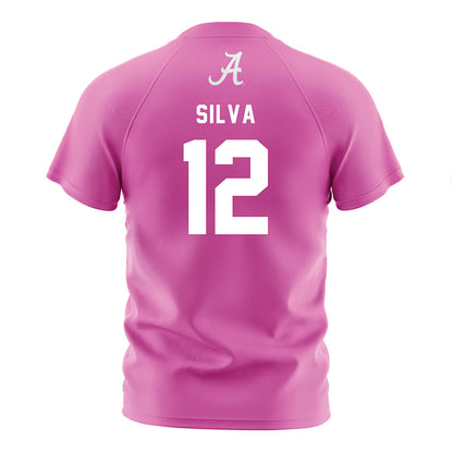 Alabama - NCAA Women's Soccer : Cameron Silva - Pink Soccer Jersey-1