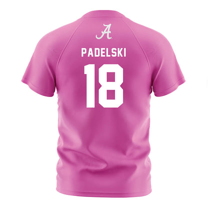 Alabama - NCAA Women's Soccer : Maddie Padelski - Pink Soccer Jersey-1