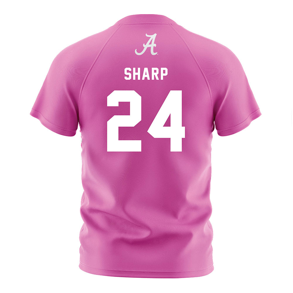Alabama - NCAA Women's Soccer : Ulla Sharp - Pink Soccer Jersey-1
