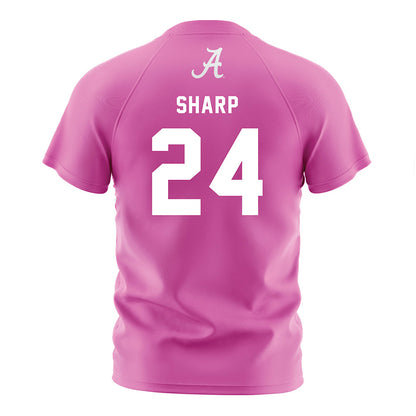 Alabama - NCAA Women's Soccer : Ulla Sharp - Pink Soccer Jersey-1