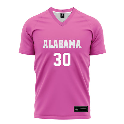 Alabama - NCAA Women's Soccer : Paige Thompson - Pink Soccer Jersey-0