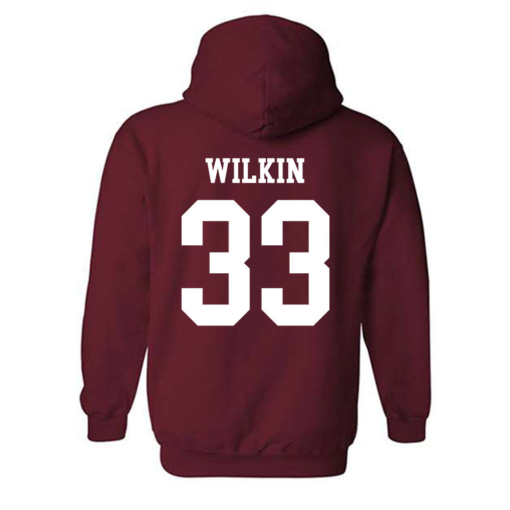 Alabama - NCAA Men's Basketball : Jonas Wilkin - Classic Shersey Hooded Sweatshirt-3