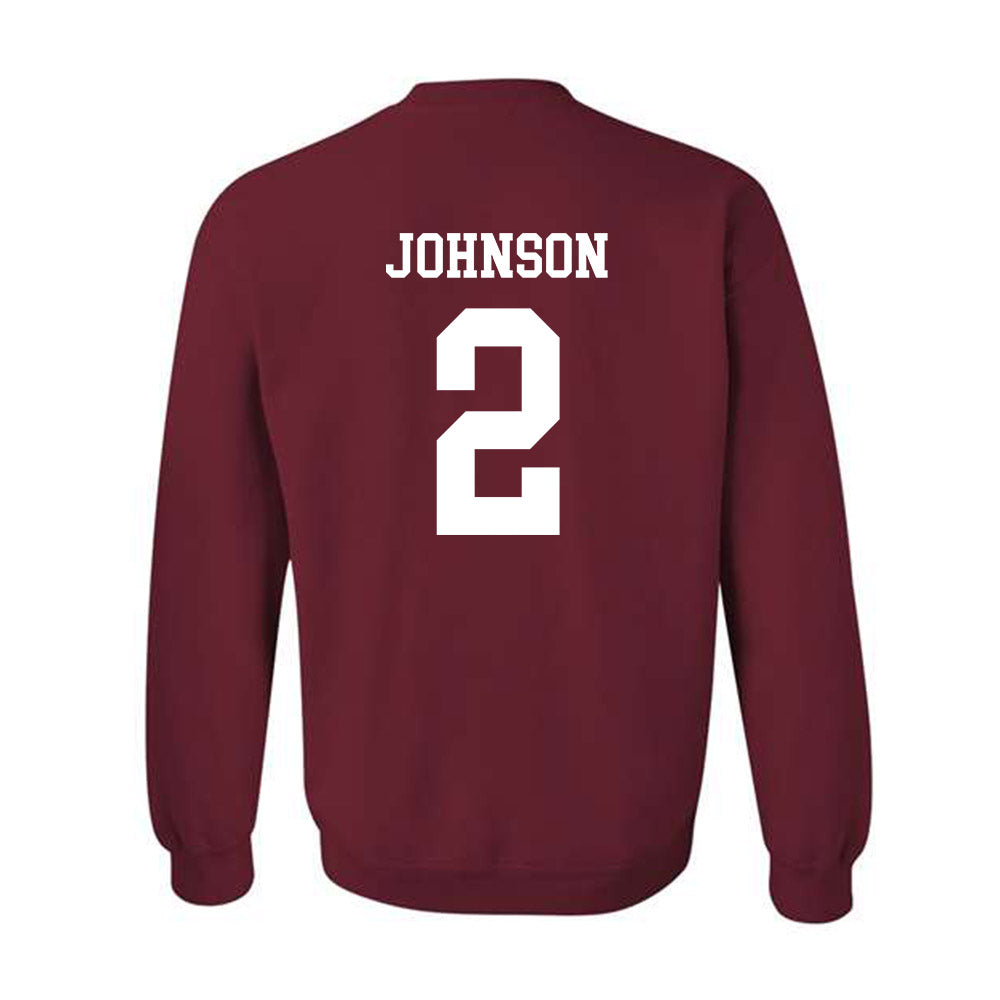 Alabama - NCAA Football : Duke Johnson - Classic Shersey Crewneck Sweatshirt-2