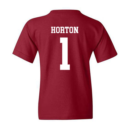 Alabama - NCAA Football : Isaiah Horton - Classic Shersey Youth T-Shirt-3