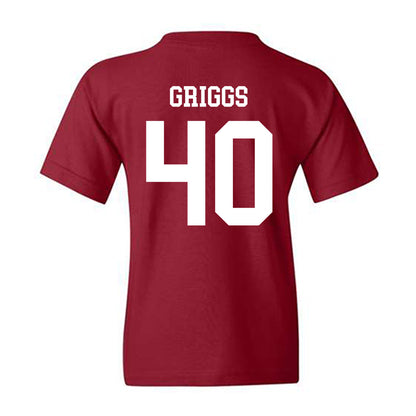 Alabama - NCAA Baseball : Sean Griggs - Classic Shersey Youth T-Shirt-3