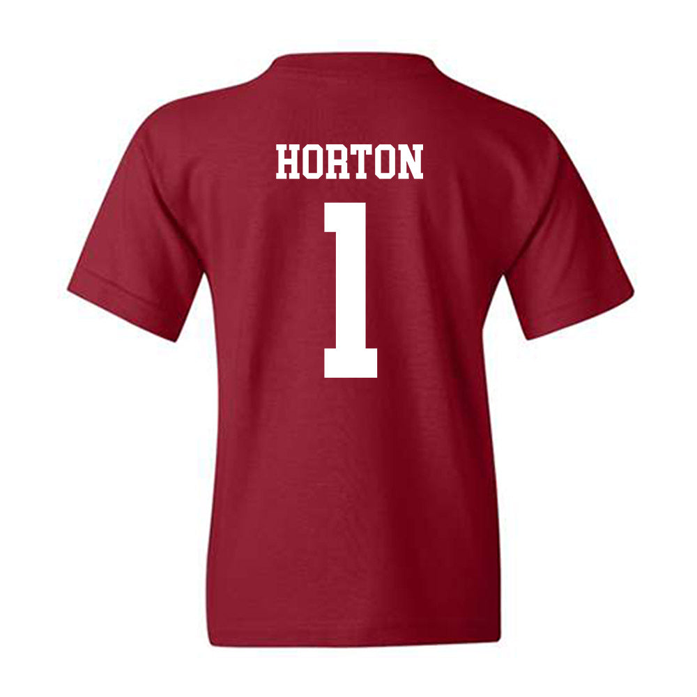 Alabama - NCAA Football : Isaiah Horton - Classic Shersey Youth T-Shirt-2