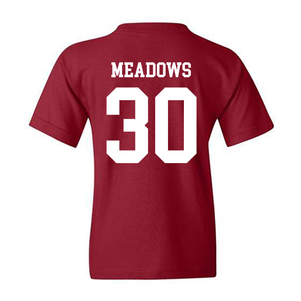 Alabama - NCAA Football : Derek Meadows - Classic Shersey Youth T-Shirt-3