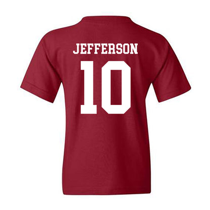 Alabama - NCAA Football : Justin Jefferson - Classic Shersey Youth T-Shirt-2