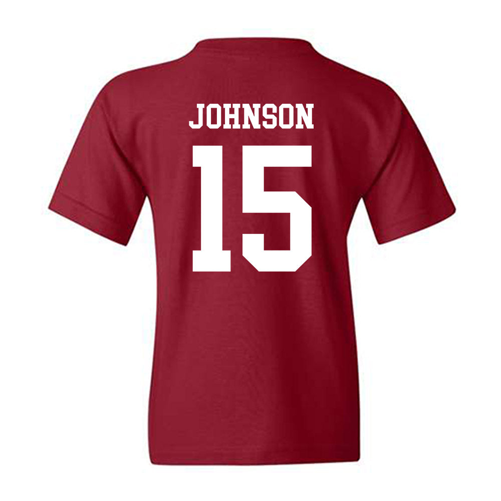 Alabama - NCAA Football : Duke Johnson - Classic Shersey Youth T-Shirt-2