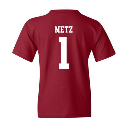 Alabama - NCAA Football : Luke Metz - Classic Shersey Youth T-Shirt-3