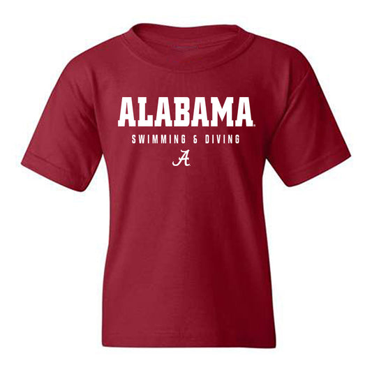 Alabama - NCAA Men's Swimming & Diving : Test Bama - Classic Shersey Youth T-Shirt-0