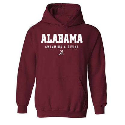 Alabama - NCAA Men's Swimming & Diving : Peter Edin - Classic Shersey Hooded Sweatshirt-0